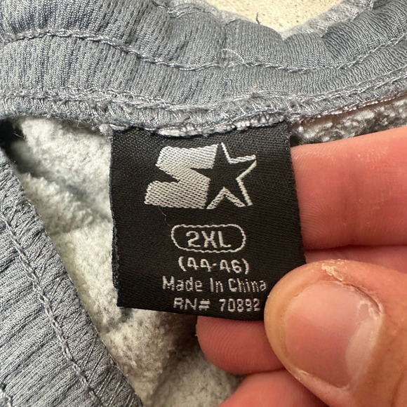 Starter‎ 2XL Mens Gray Sweatpants Lounge Pants Activewear Casual Logo 44-46 - Picture 7 of 11